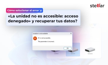 Cómo Solucionar el Error «La Unidad no es Accesible: Acceso Denegado» y Recuperar sus Datos