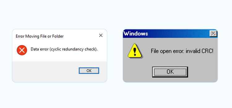 Error de comprobación de redundancia cíclica